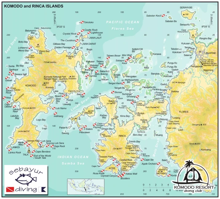 What Can I Find on the Komodo Island Map?